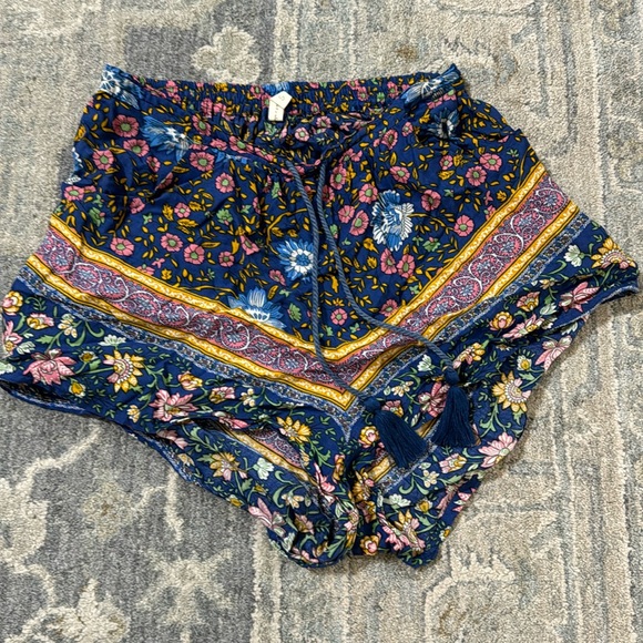 Spell Folktown Navy Shorts